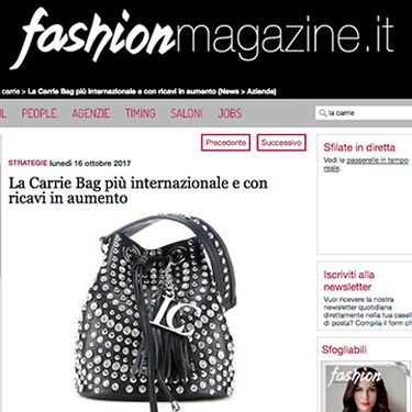 La Carrie in crescita @ fashionmagazine.it