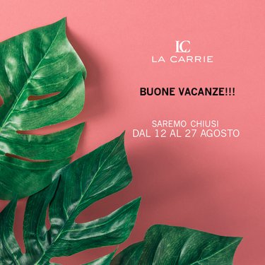 Pausa estiva - chiusura aziendale
